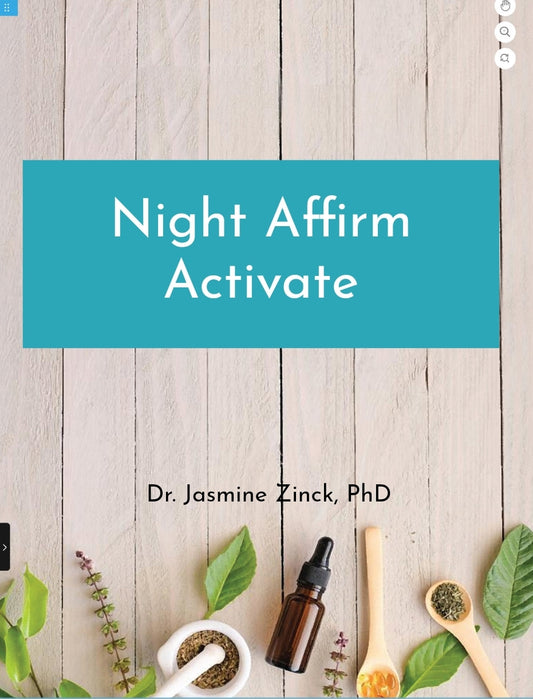 Focused Victory Essential Oil Blend Night Affirm Activate eBook